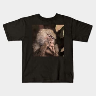 Baboon Pedicure Kids T-Shirt